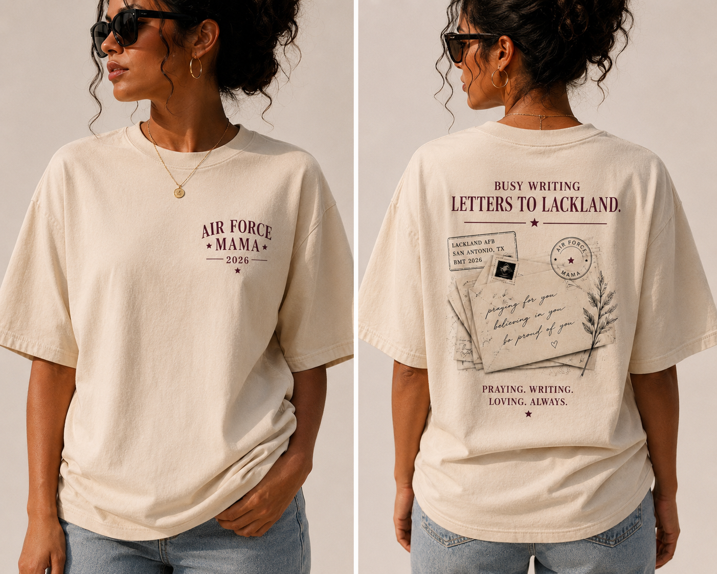 Busy Writing Letters to Lackland Tee